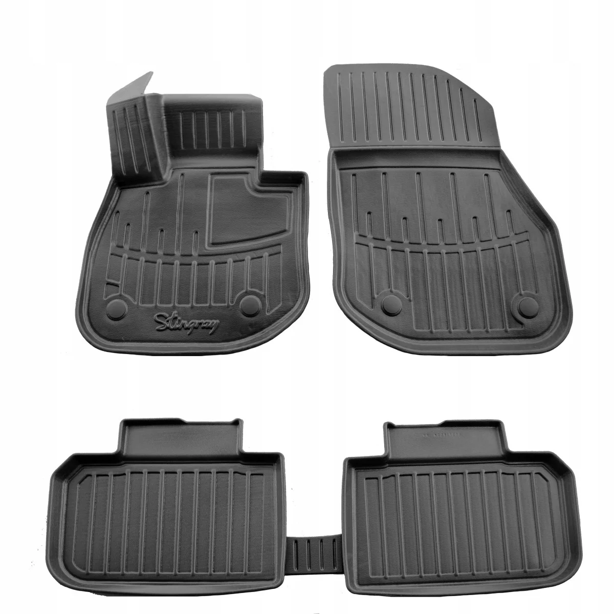 Gummifußmatten Auto für BMW iX1 (2022-...), 3D, passgenau, Polyurethan, geruchsfrei