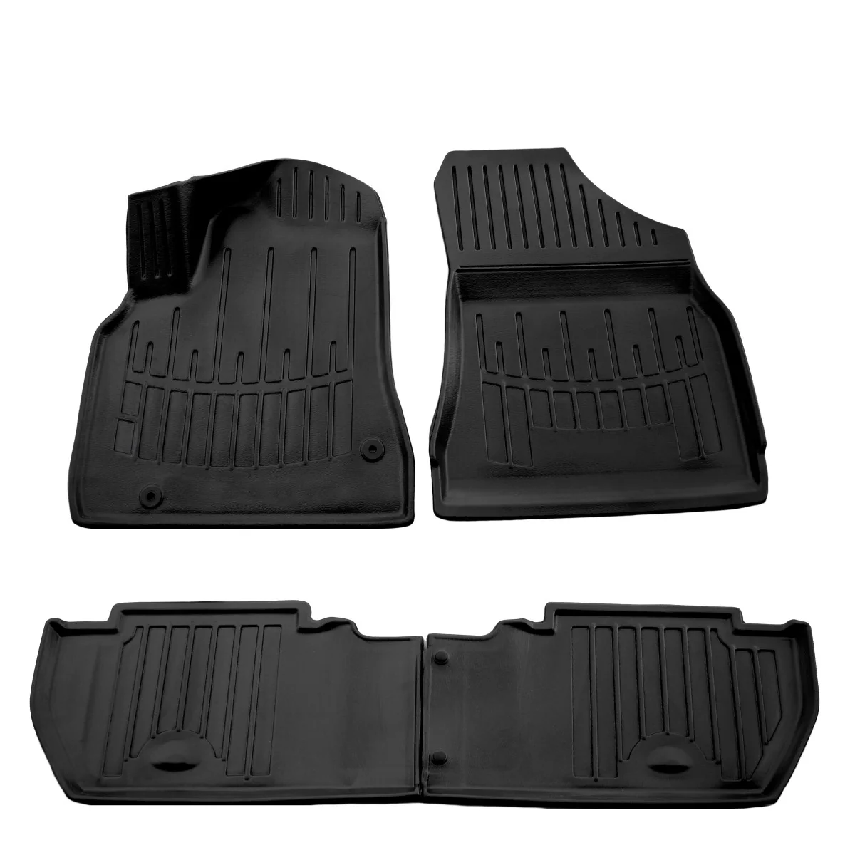 Gummifußmatten 3D, passgenau, CITROEN Berlingo II (2008-2018), Fußmatten mit hohem Rand