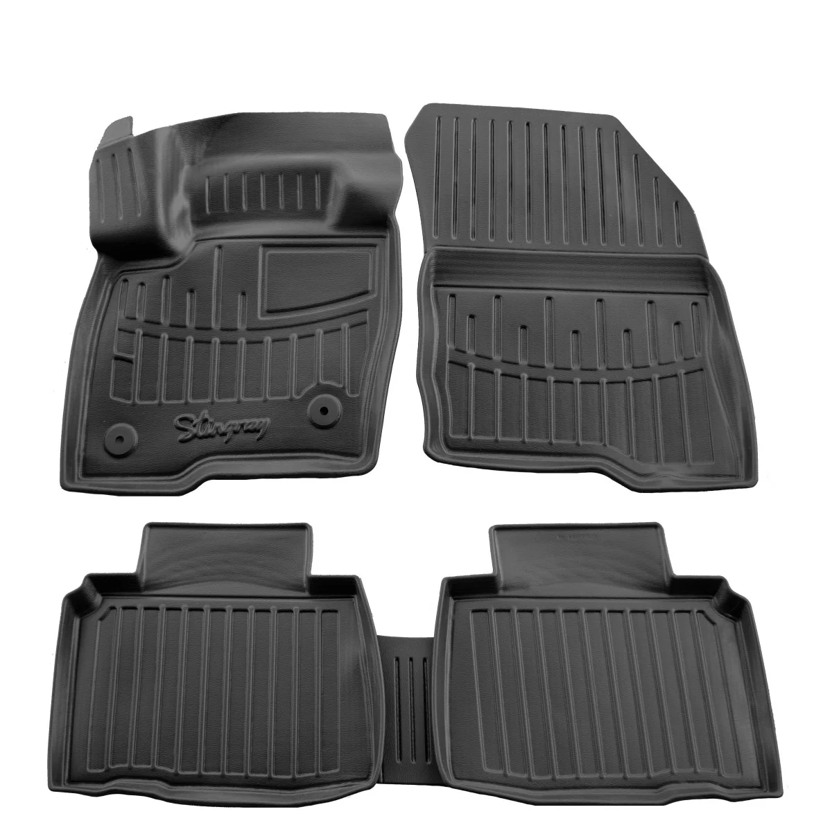 Fußmatten Auto, Gummimatten Auto 3D für FORD Edge (CD539) (2014-2020), passgenaue, Polyurethan, rutschfest