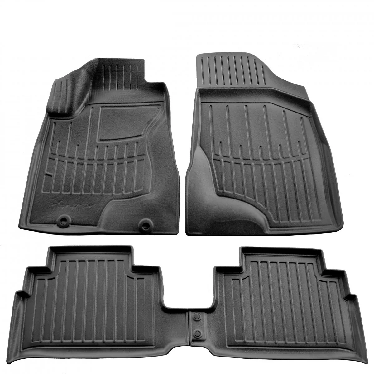 Fußmatten Auto, Gummimatten 3D für LEXUS RX (2003-2009), passgenaue Autofußmatten