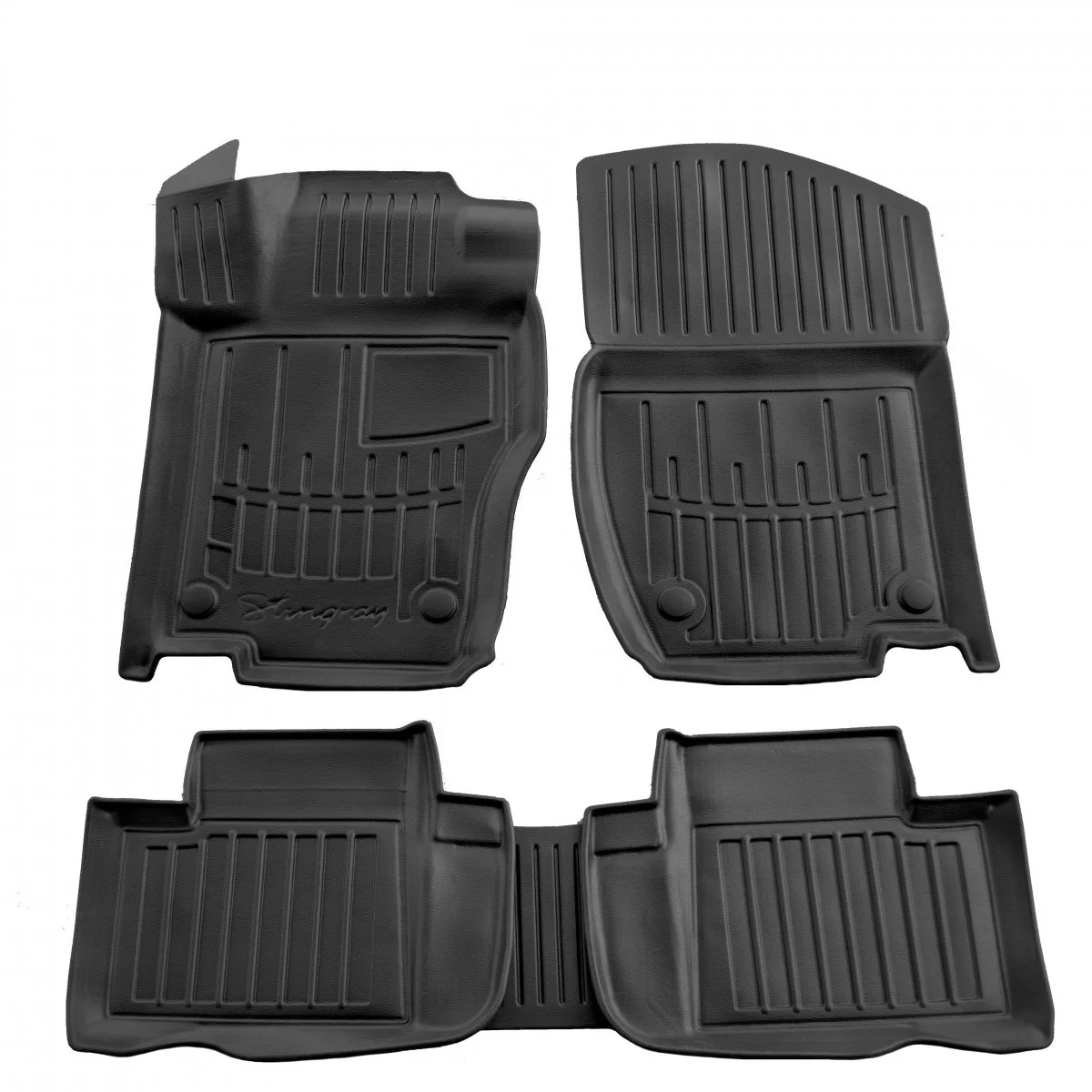 Fußmatten Auto, Gummimatten Auto 3D für MERCEDES BENZ X164 GL (2006-2012), passgenaue Autofußmatten