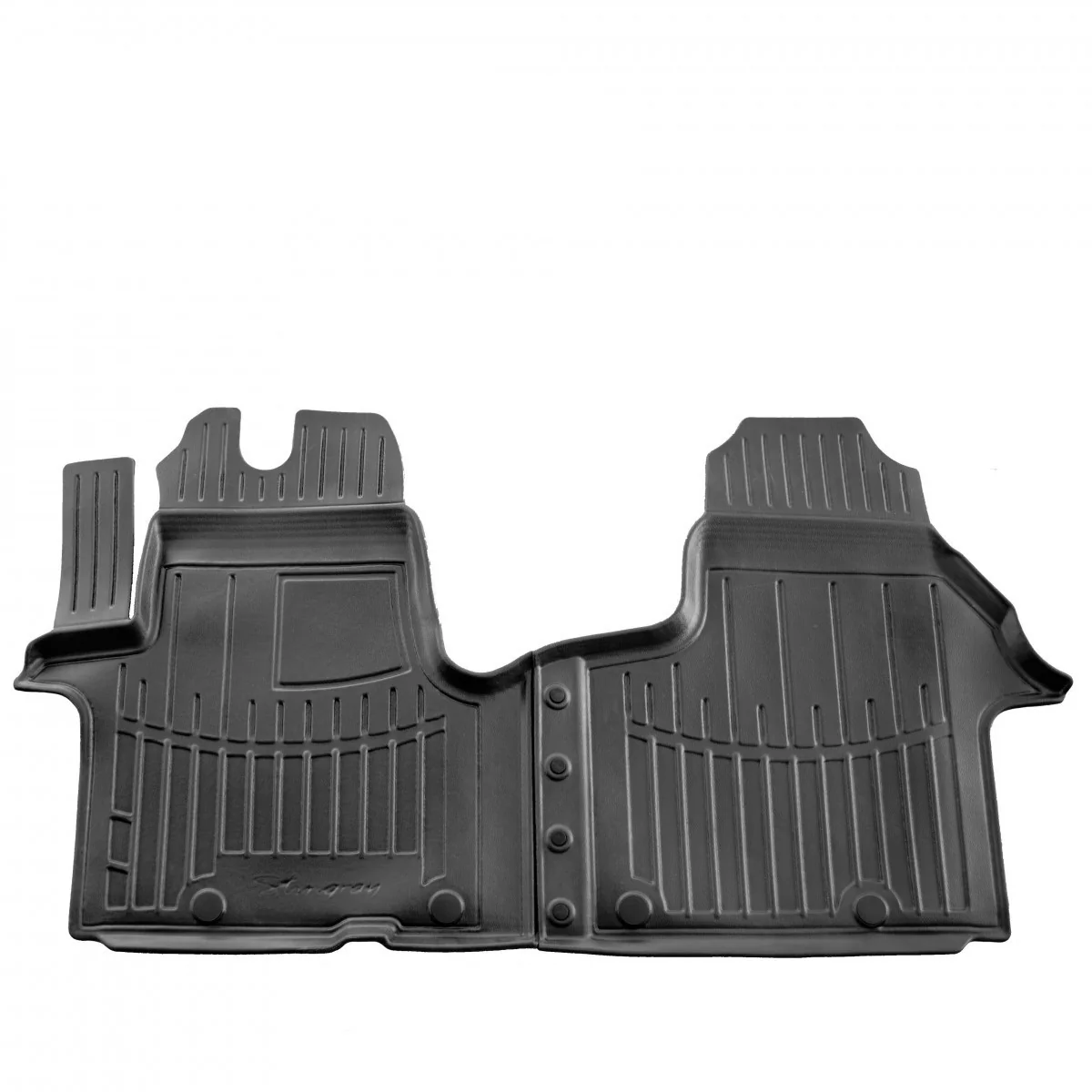 Fußmatten Auto, Gummimatten Auto 3D für NISSAN NV300 (2016-...) (1plus2), passgenaue Autofußmatten