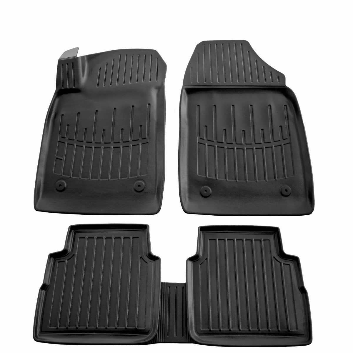 Gummifußmatten Auto 3D für Opel Vectra C Kombi (2002-2008), passgenaue Autofußmatten