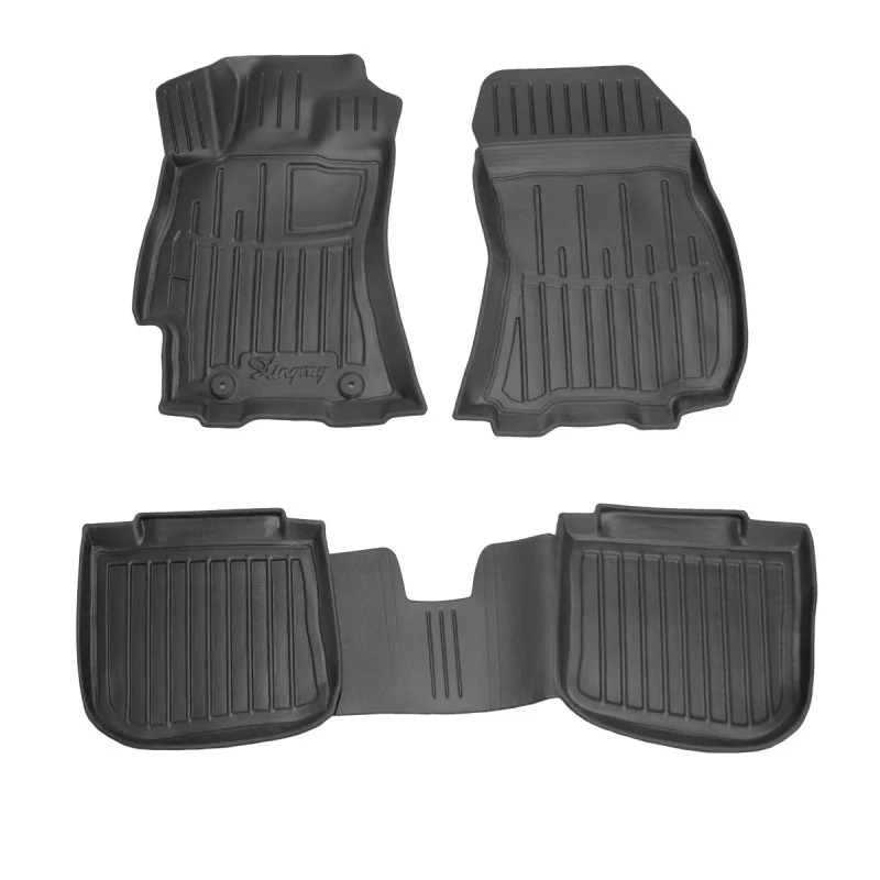Gummimatten Auto 3D für SUBARU Outback (BM) (2009-2014), passgenau, Autofußmatten