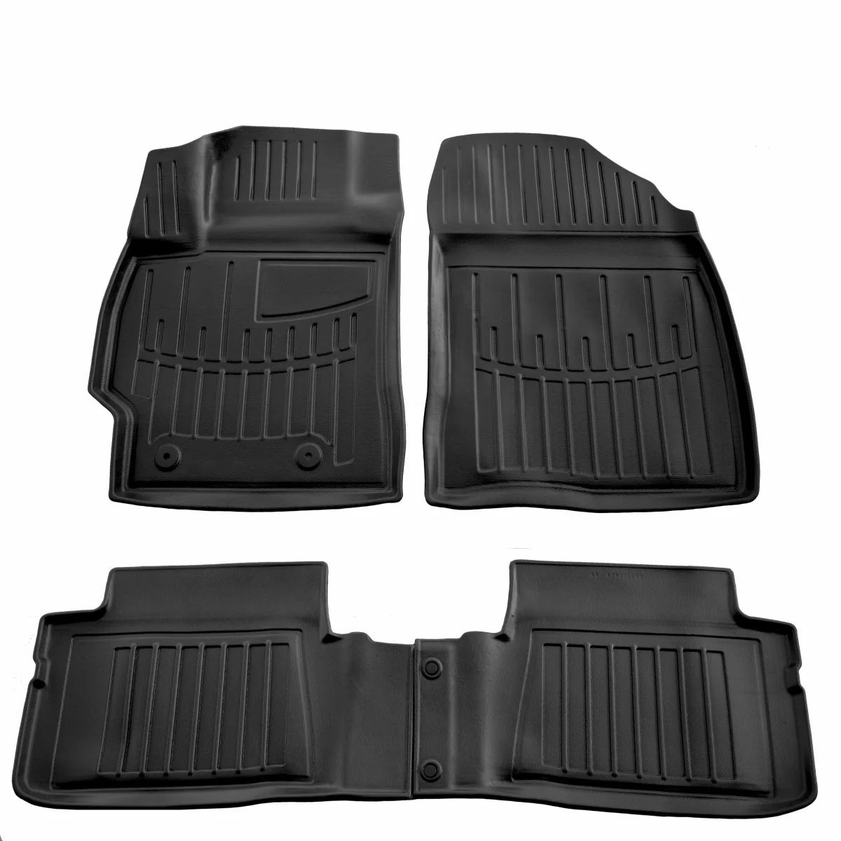 Gummimatten Auto für Toyota Auris (E150) 2007-2012, 3D, rutschfest, passgenaue Autofußmatten