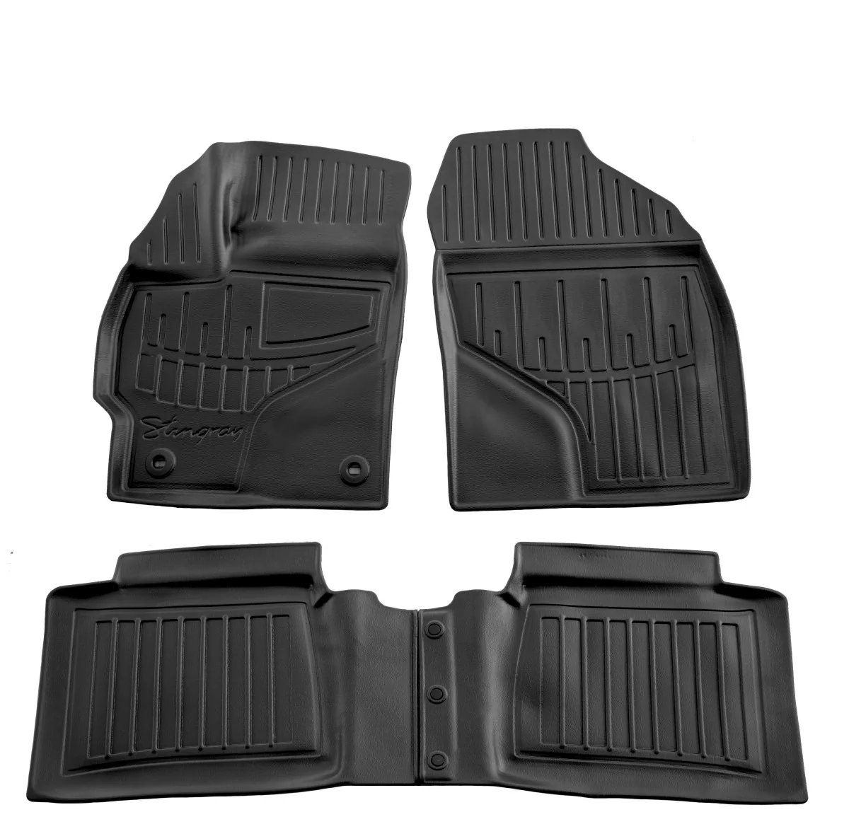 Gummifußmatten Auto, 3D für TOYOTA Prius (ZHW30) (2009-2015), passgenau