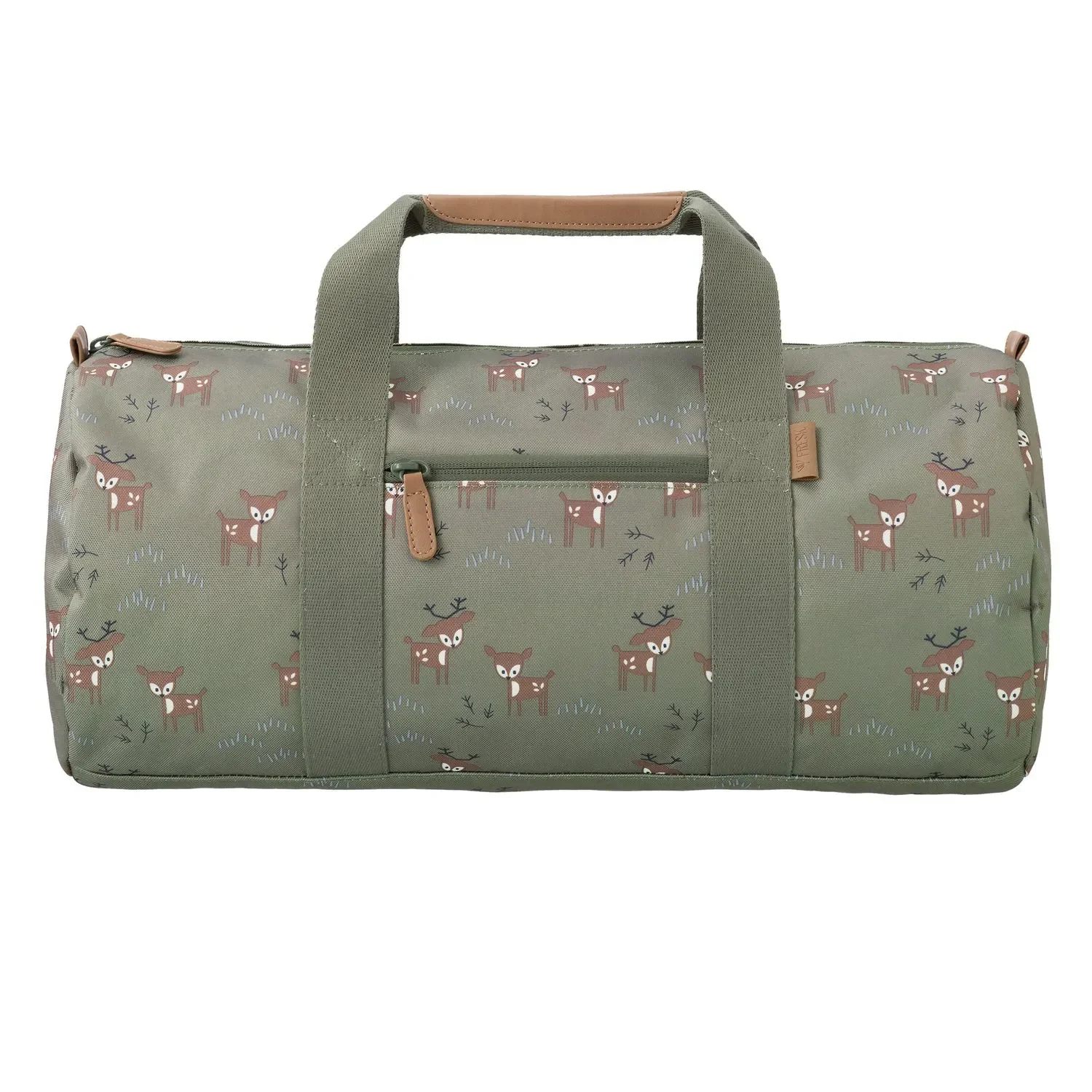 Fresk Reisetasche, Weekender Tasche, kleine, 42x21,5x21,5 cm, Farbe: Hirsch oliv