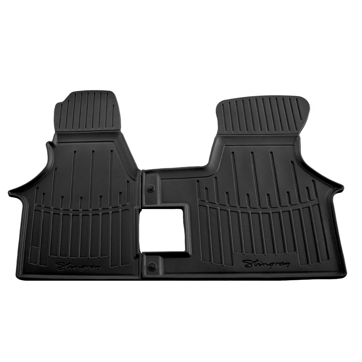 Gummifußmatten Auto 3D für VOLKSWAGEN T4 (1990-2003), passgenau, rutschfest