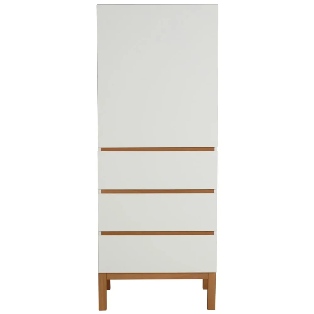 Quax Indigo 1 türiger Schubkasten Schrank  weiss