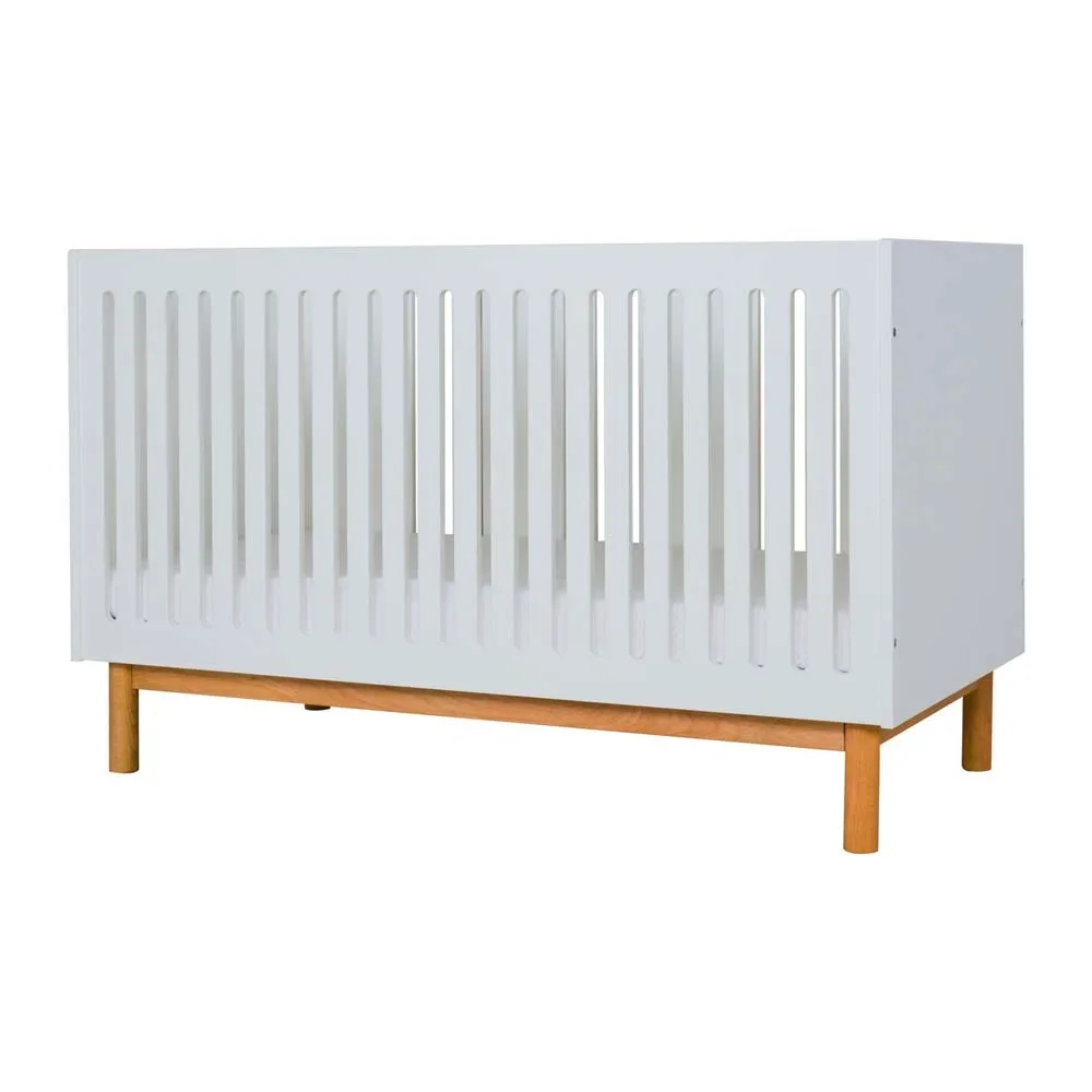 Quax Mood Babybett umbaubar weiss 70 x 140