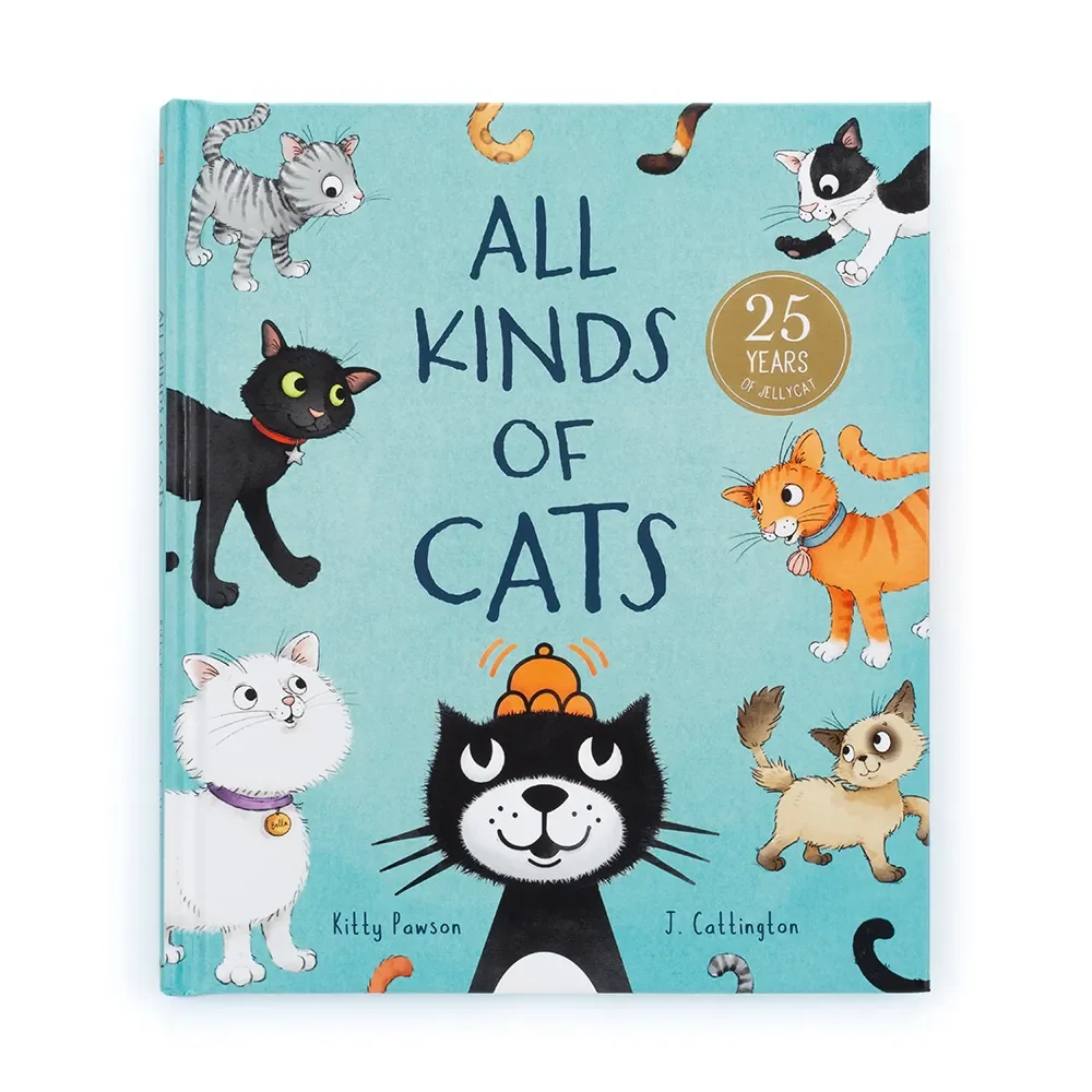 Kinderbuch Katzen, Illustriertes Buch über Katzenrassen, Geschenk für Katzenliebhaber