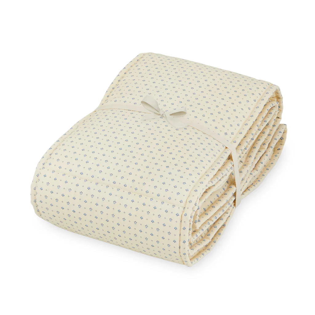 Babybett Nestchen OCS Capri, kuscheliger Stoßschutz, Bio-Baumwolle, atmungsaktiv, waschbar