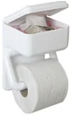 Duo WC-Papierhalter, mit Feuchttuchbox