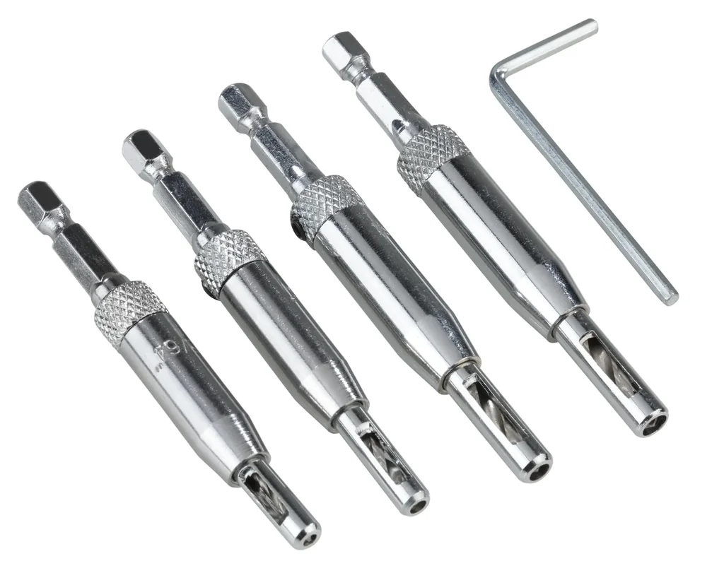 Türscharnierbohrer-Set, 5-teilig