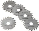 Sägeblatt Set 5-teilig, Hartmetall, 18 Zähne