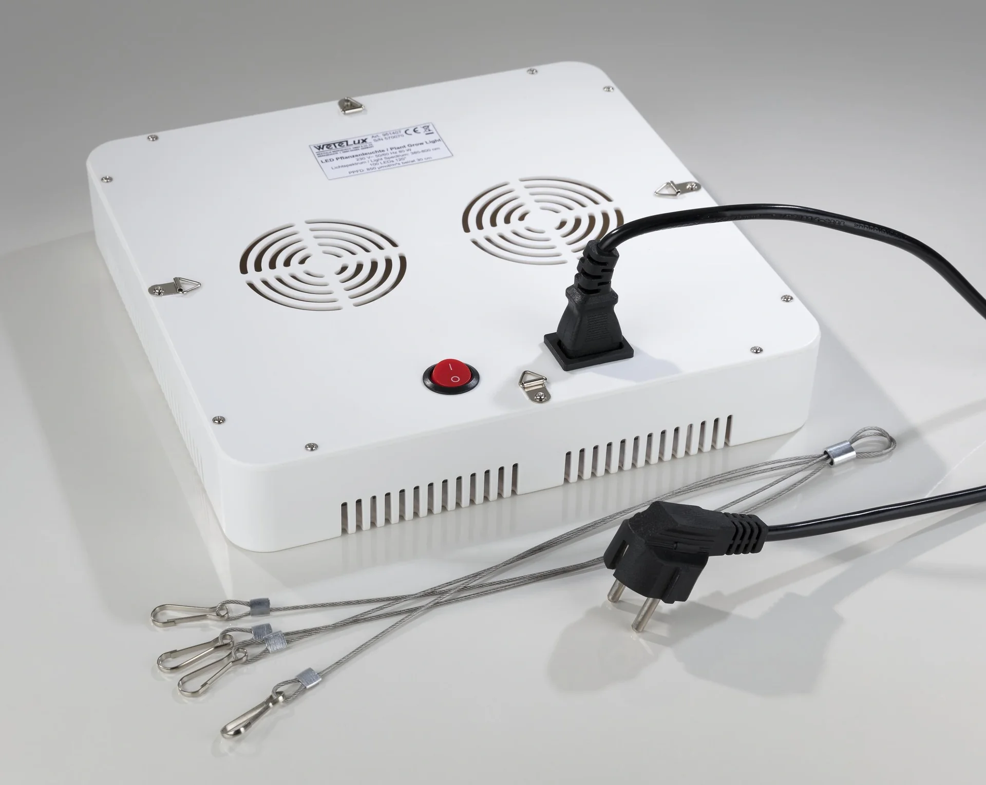 Pflanzenlicht LED Leuchte 80 Watt, eckig