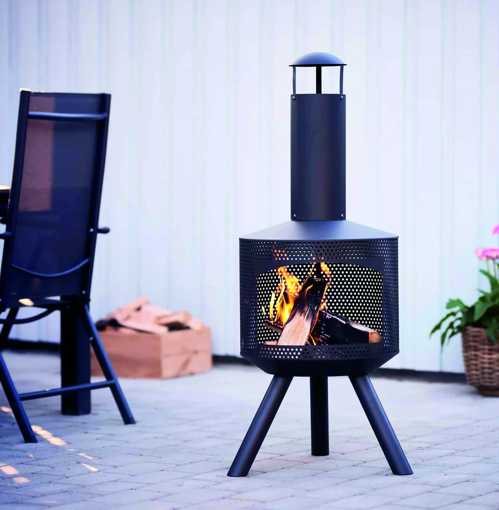 Feuerstelle Kamin Ø 43,5 cm H x 114 cm