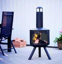 Feuerstelle Kamin Ø 43,5 cm H x 114 cm