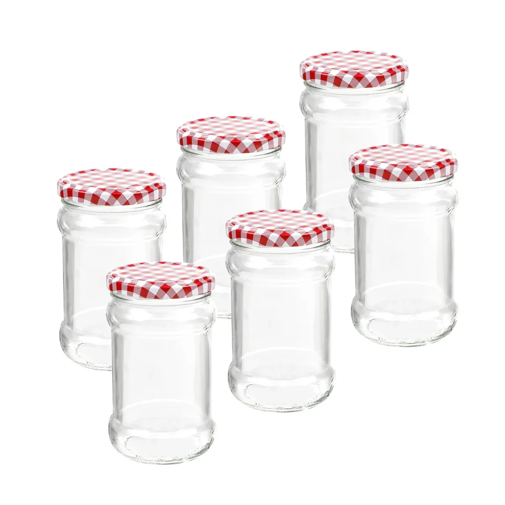 Einmachglas 315 ml, rund, 6er Set