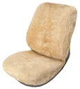 Lammfell Sitzbezug beige