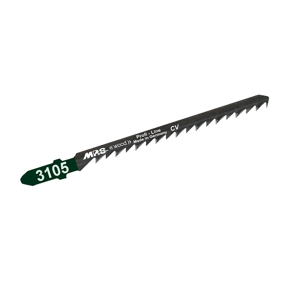 CV-Stichsägeblatt kreuzgeschliffen und geschränkt, GL 100/VL 75 mm, ZT 4,0 mm/6TPI, 5er Pack