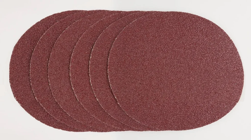 Schleifpapier Set, Durchmesser 125 mm, selbstklebend, 6 Stück (je 2 x K60-K80-K120)