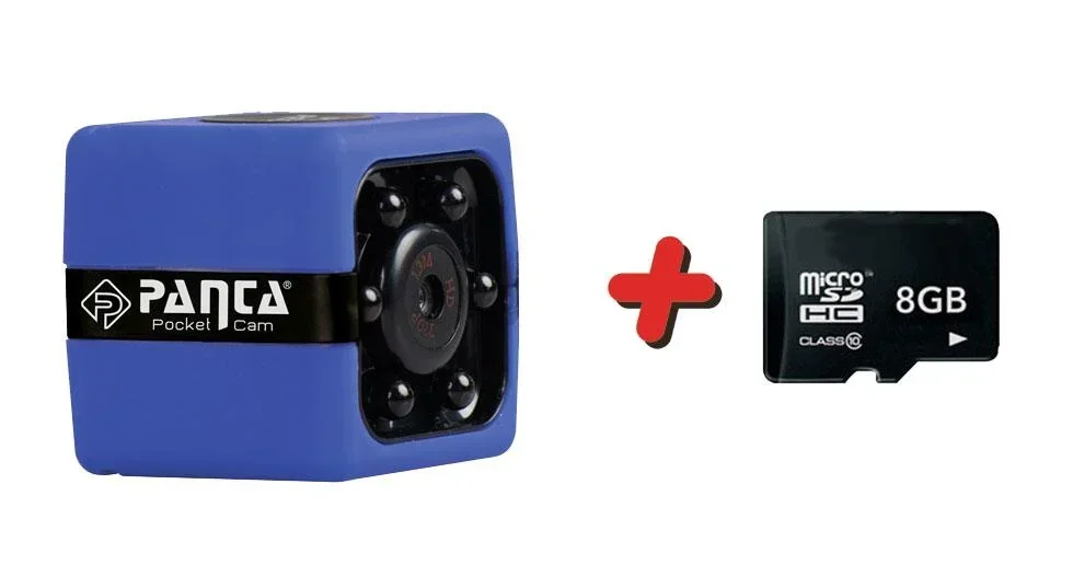 Panta Pocket Cam HD Mini Kamera - GRATIS 8 GB Micro SD Speicherkarte