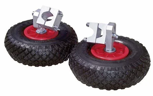 Stützräder Anbausatz für Schubkarren, 2er Set
