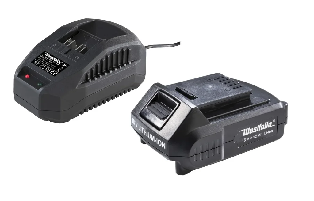 Starter Set 3 - 18 Volt Li-Ionen Familie: 1 x Akku 2,0 Ah + 1 x Ladegerät