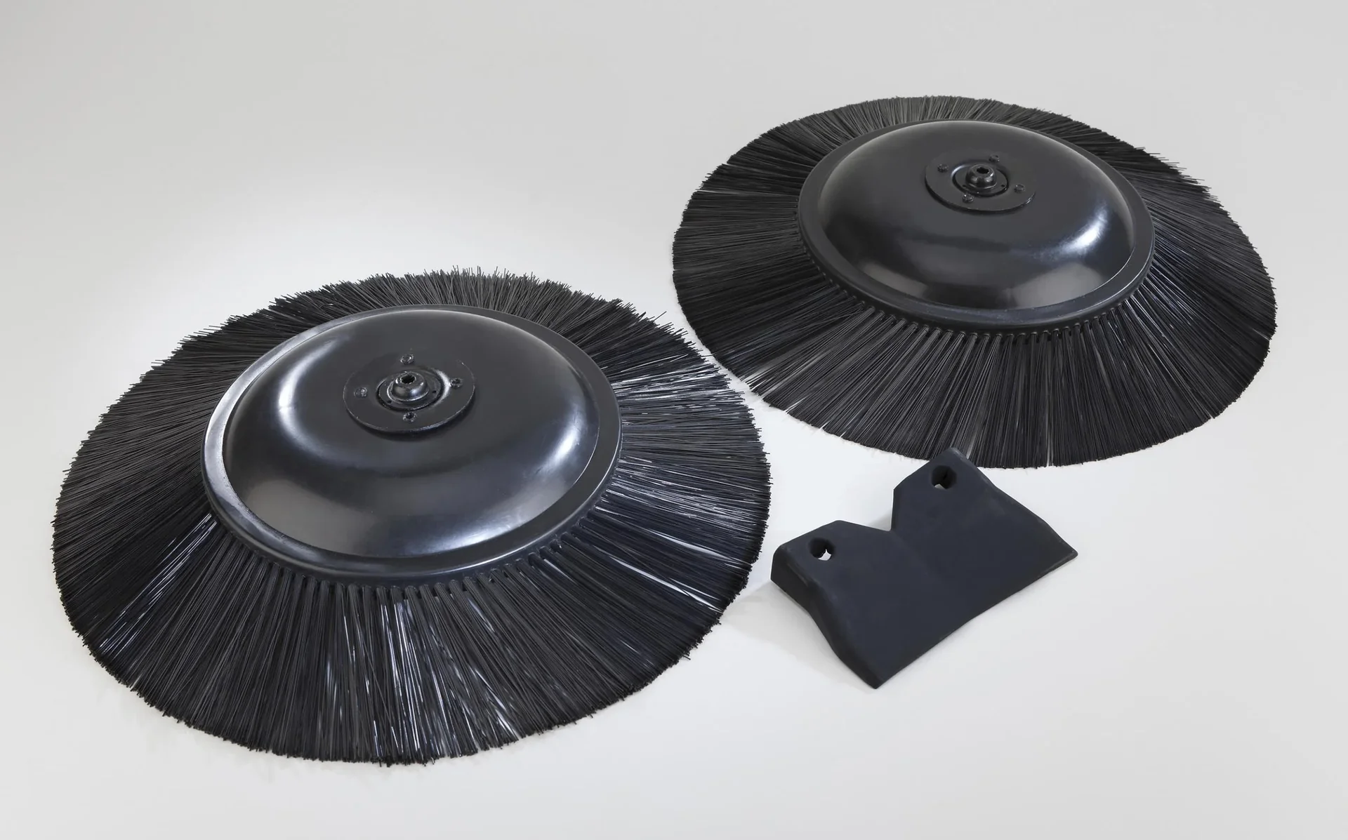 Ersatzteilset für Kehrmaschine, 2 Bürsten + 1 Dichtlippe