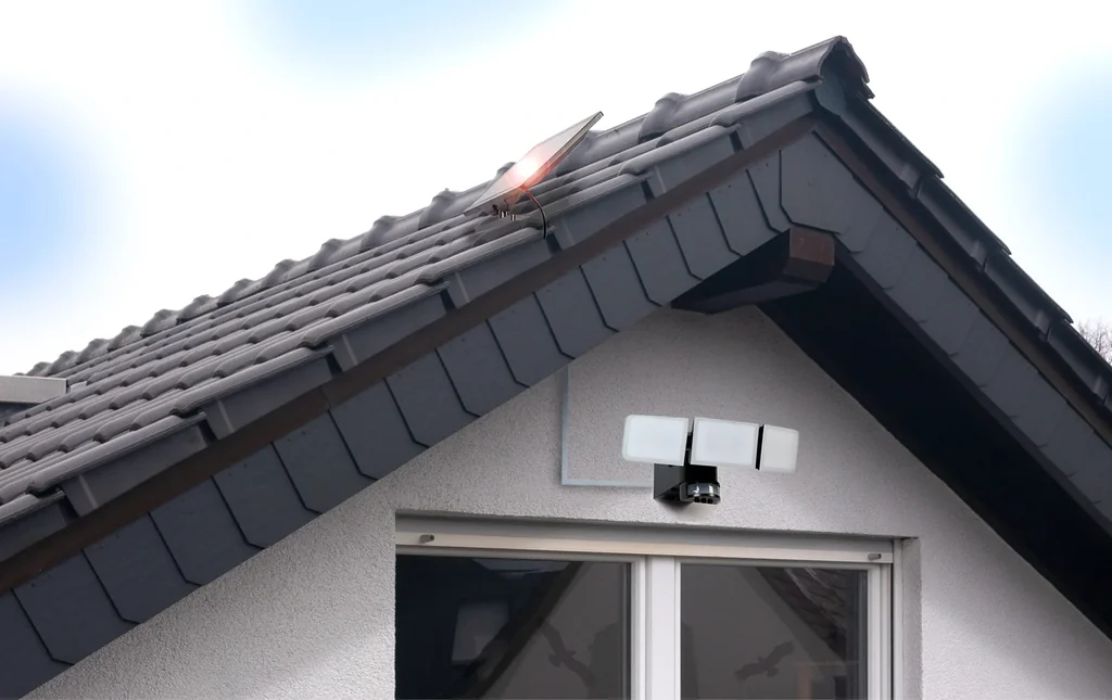 Solar LED Fluter mit Bewegungsmelder