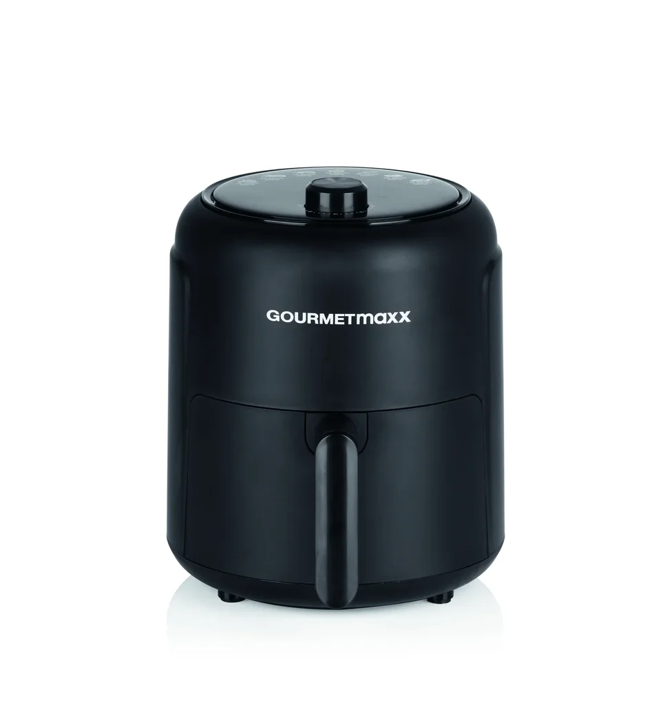 Heißluft-Fritteuse, 2,3 l, 1000 Watt, schwarz