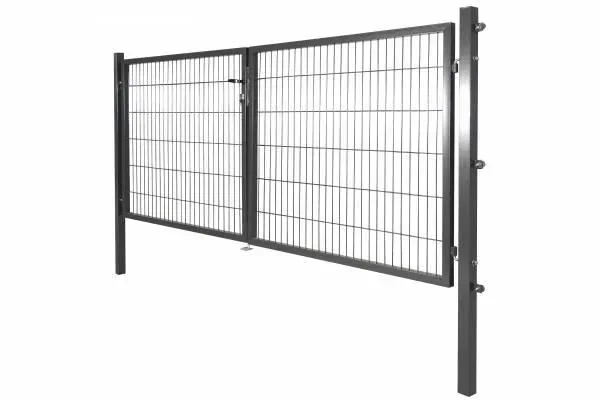 Gartentor für Standard Stabmatte zweiflügelig, 2x 150 x 125 cm