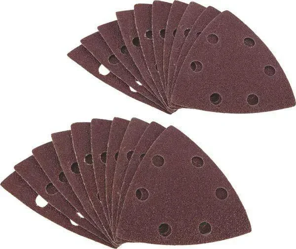 Schleifpapier Set 20-teilig für Dreieckschleifer, Korn 80