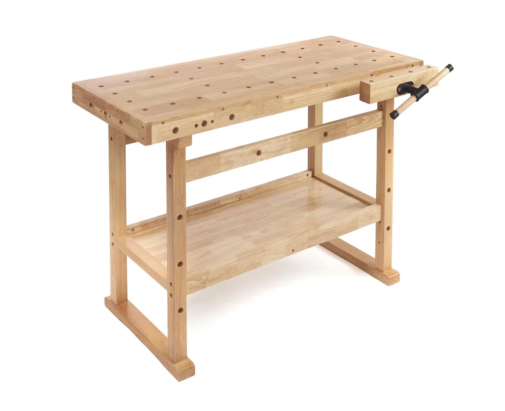 Hobelbank HB2 1220 x 510 x 840 mm (ohne zusätzliche Regale und Klemmen)