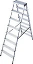 „DOPPLO“ STUFEN-DOPPELLEITER 2x8 STUFEN