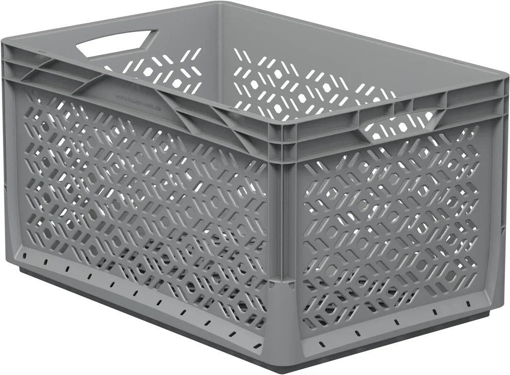 Eurobox 60x40x32cm durchbrochen grau 62l