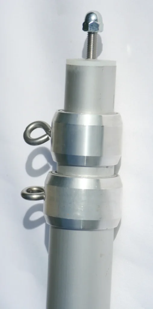 Peddy Shield Aluminium Mast Teleskopmast und Erdanker Set