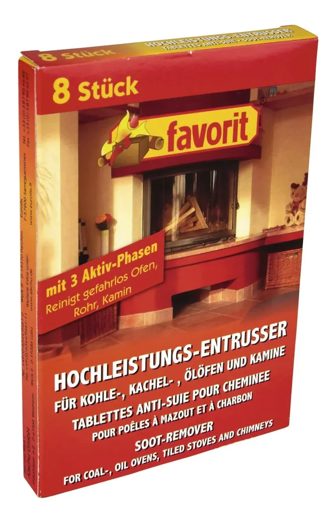 Hochleistungs-Entrußer für Kohle-, Kachel-, Ölöfen und Kamine, 8 Stück