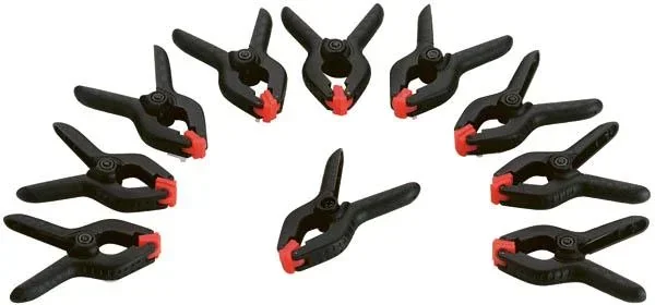 Micro Klemmen Set 10-teilig - 63 mm