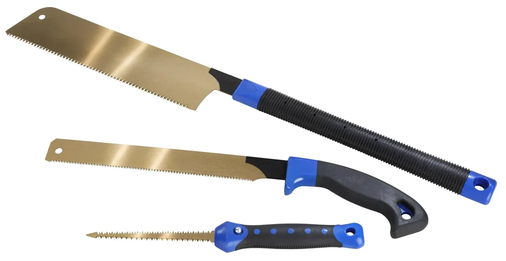 Feinschnitt-Sägen Set 3-teilig, Titan-beschichtet