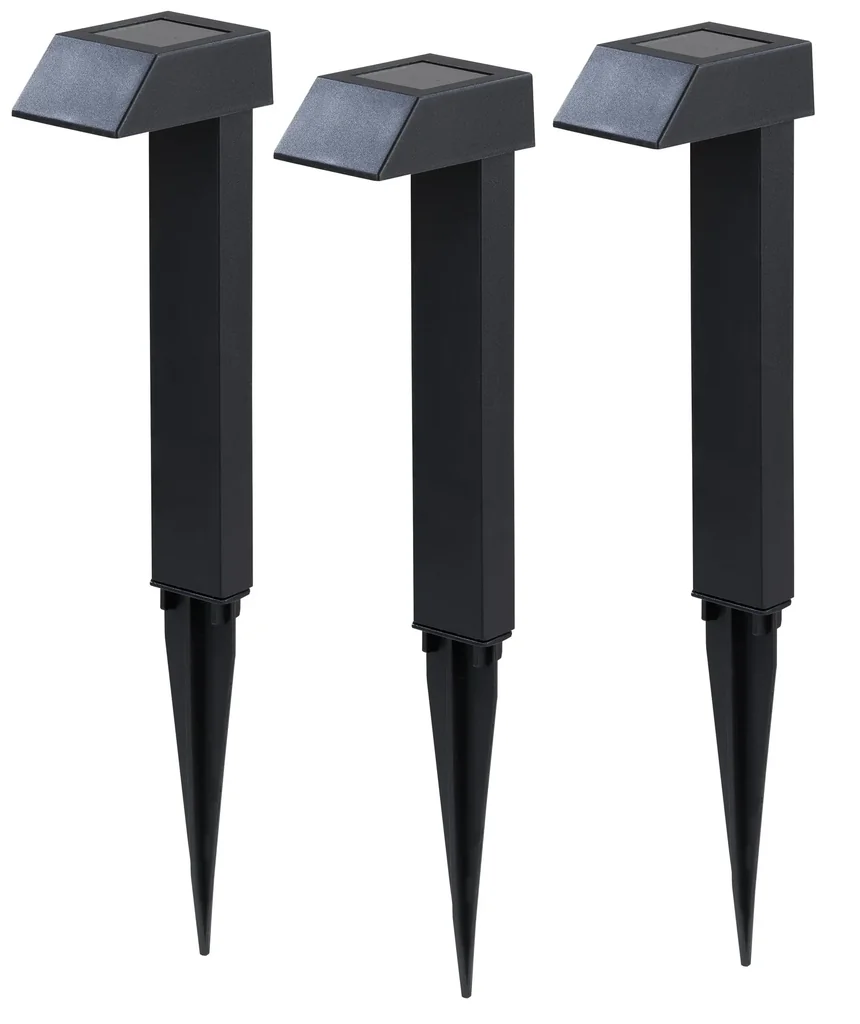 Solar Wegeleuchten, 3er-Set