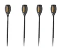 Solar-Gartenstecker "Flame" mit Befestigungshalterung, 4er-Set