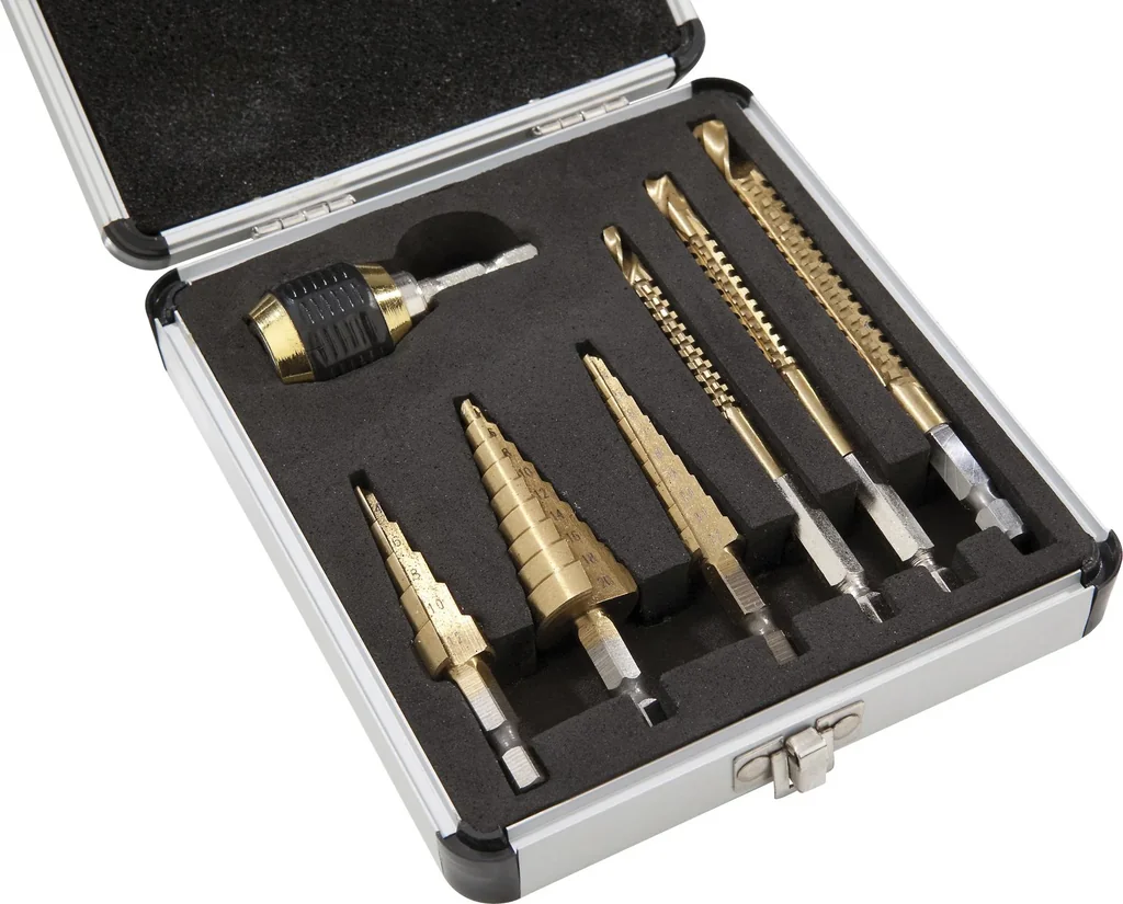 Titan Stufen- und Fräsbohrer Satz 7-teilig