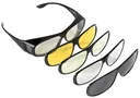 Schutzbrille mit 4 Wechsel-Rahmen