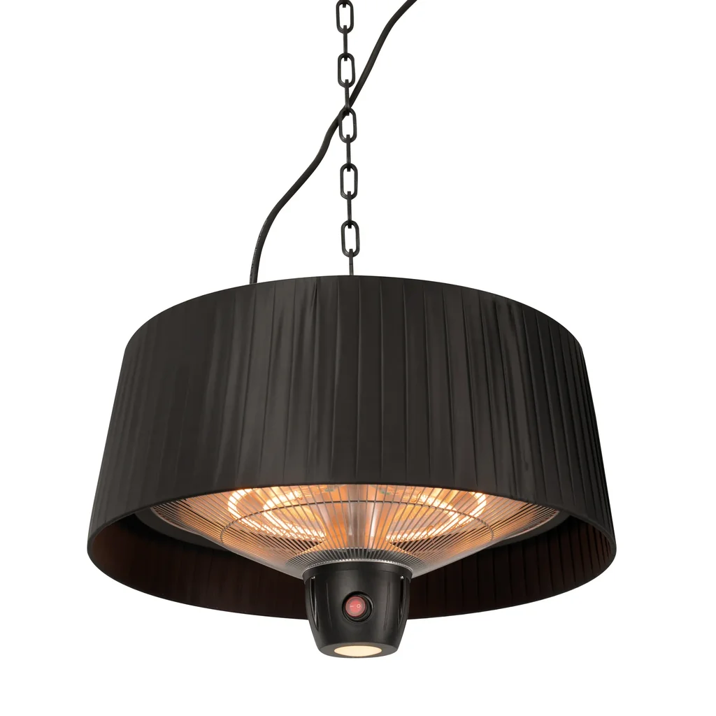 Hängeheizstrahler Artix Compact Bright Hanging Black 1500 Watt