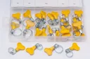Griff Schlauchschellen, 26-teiliges Set, Edelstahl, inkl. Box