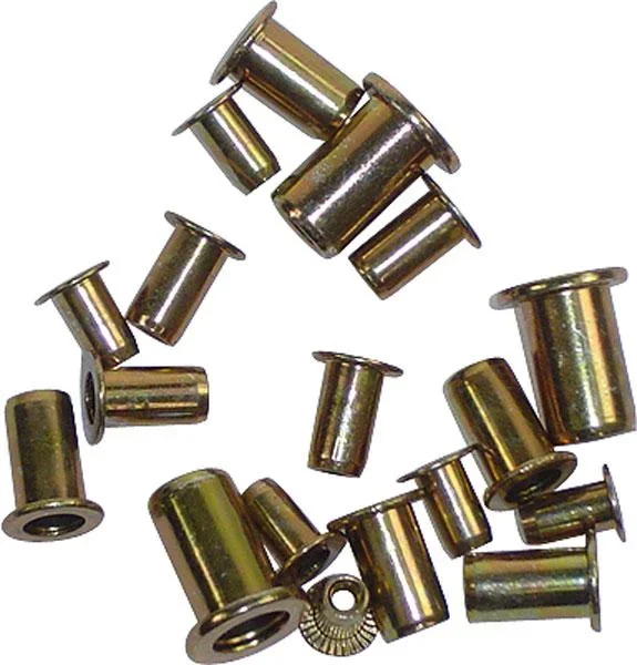 Blindnietmuttern Set 100 tlg.- M3, M4, M5, M6 je 25 Stück