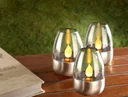 Solar Teelichter - 3er Set