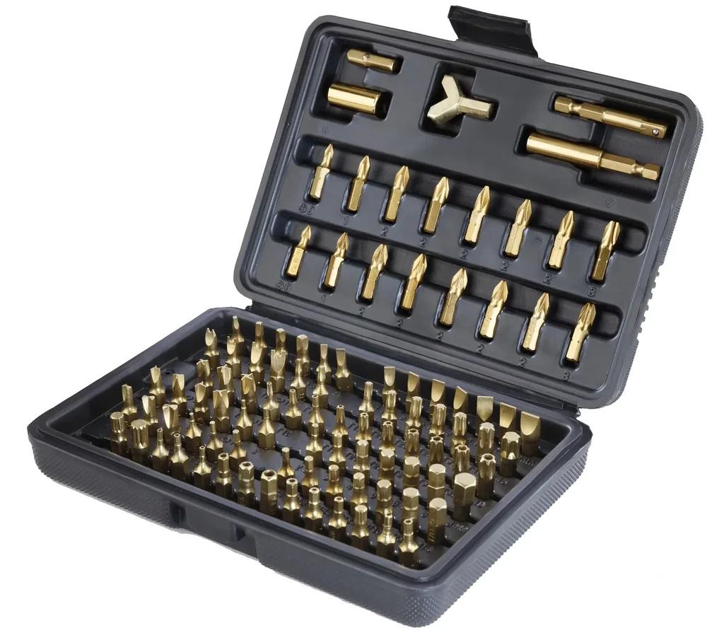 Spezial Bit-Satz Titan beschichtet, 100-teilig